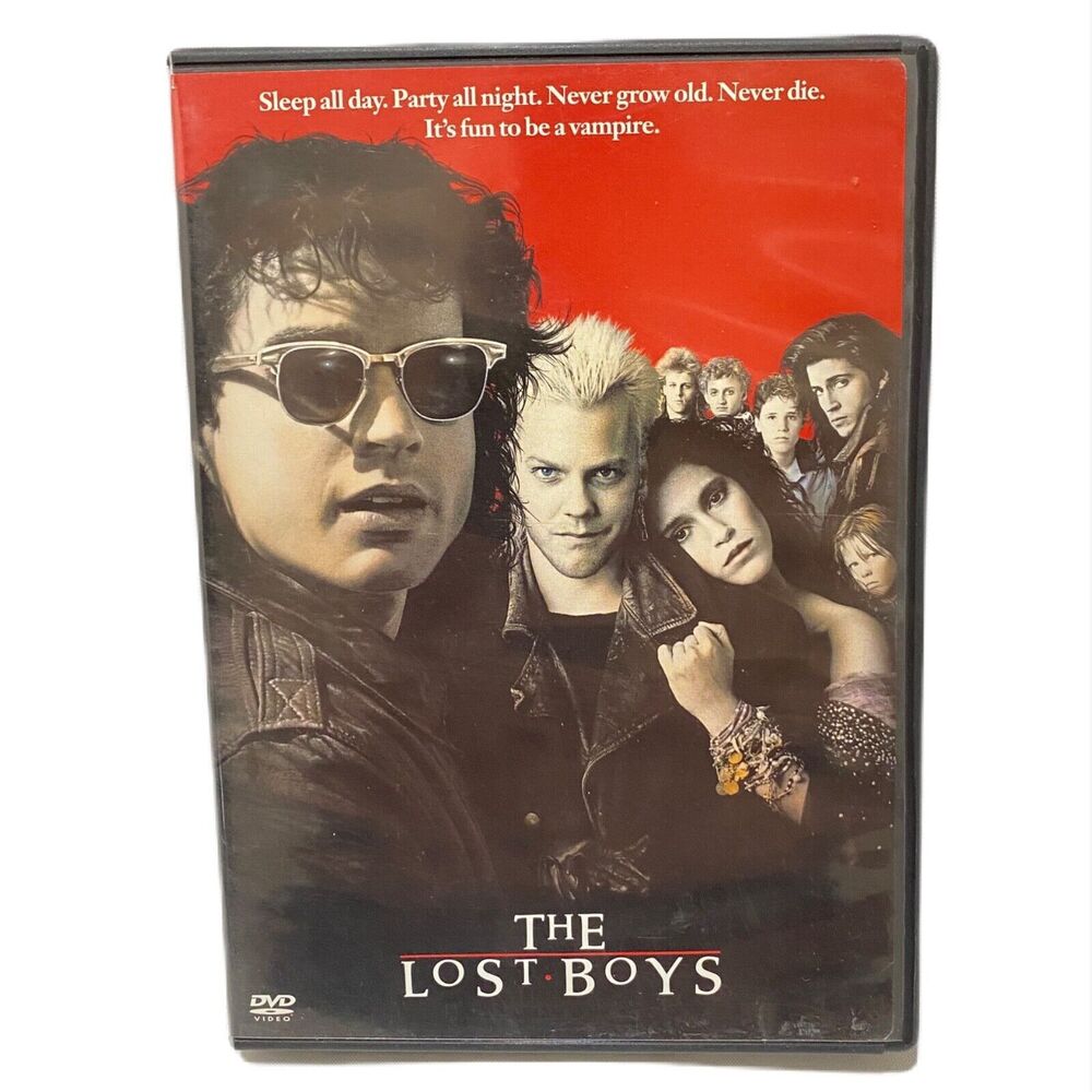 The Lost Boys DVD Movie With Case Rated R Vampires